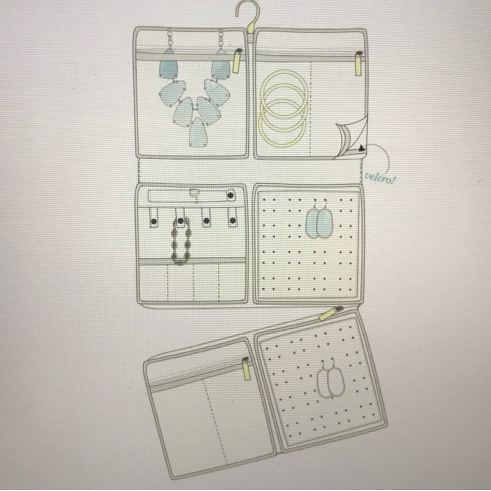 Retired Kendra Scott Zip Away Small Jewelry Organizer - Rare Dust bag included - Picture 12 of 12